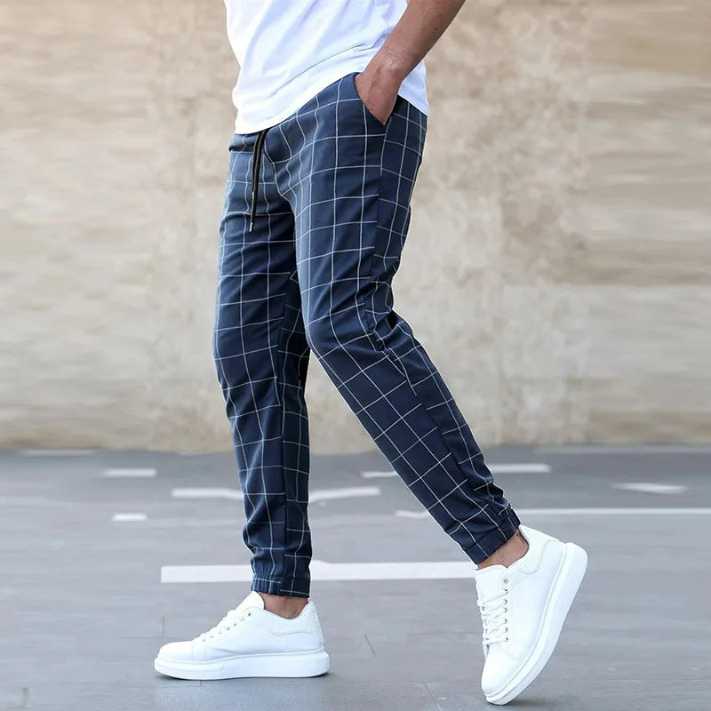 Regal Plaid Trousers