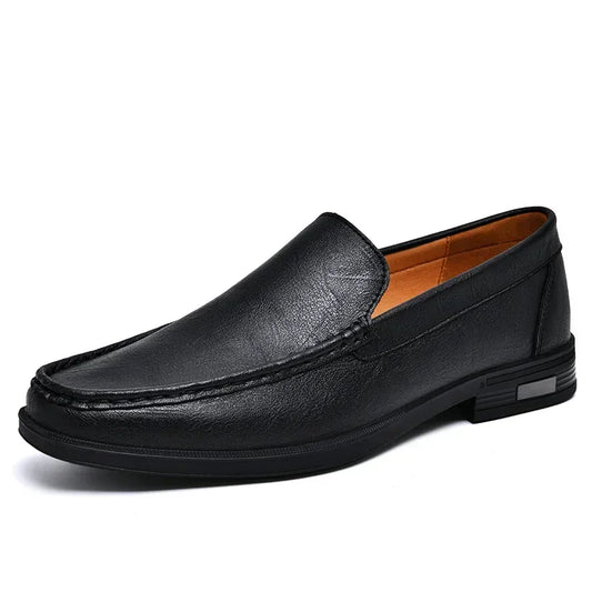 Opulent Leather Loafers