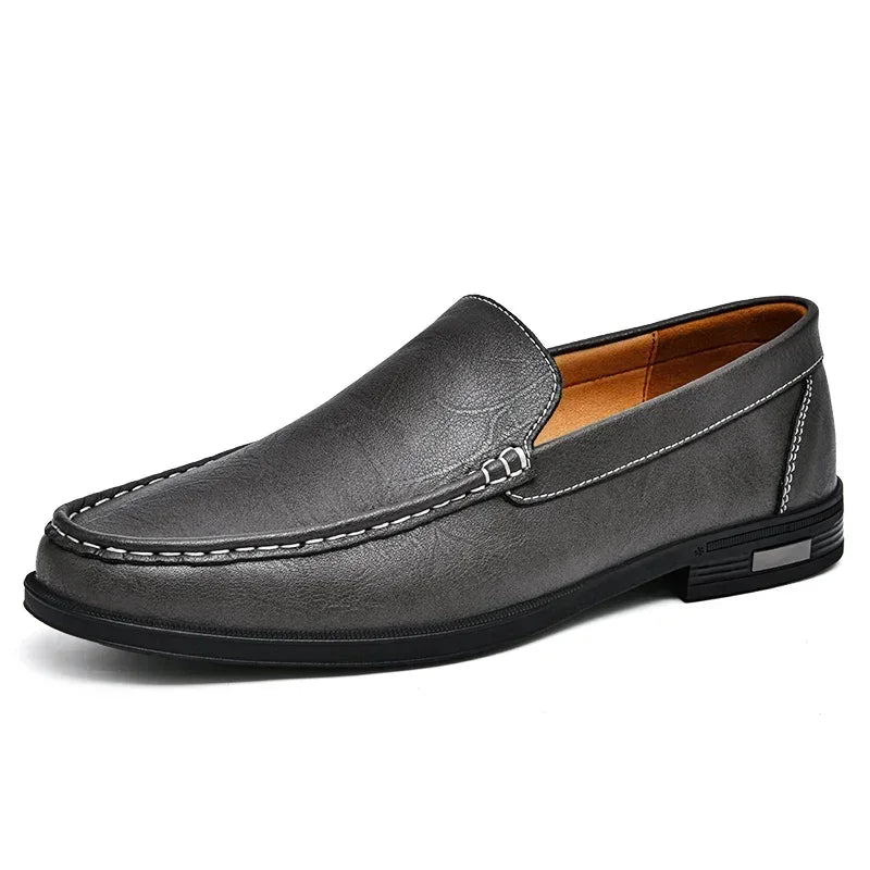 Opulent Leather Loafers