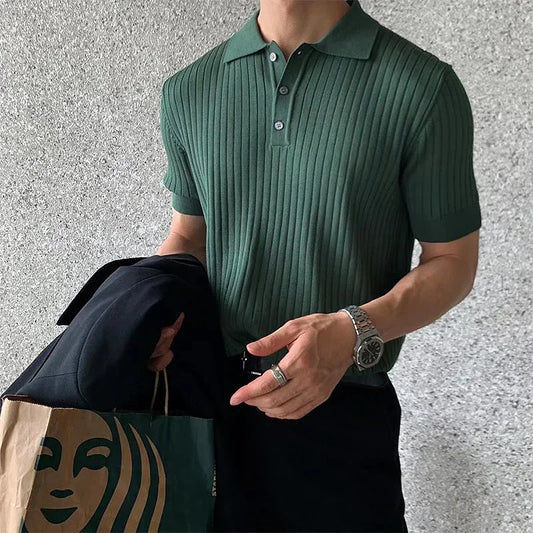 FLORENCE KNITTED POLO SHIRT