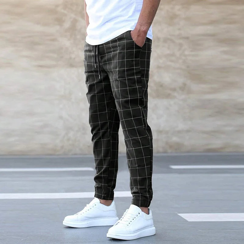 Regal Plaid Trousers