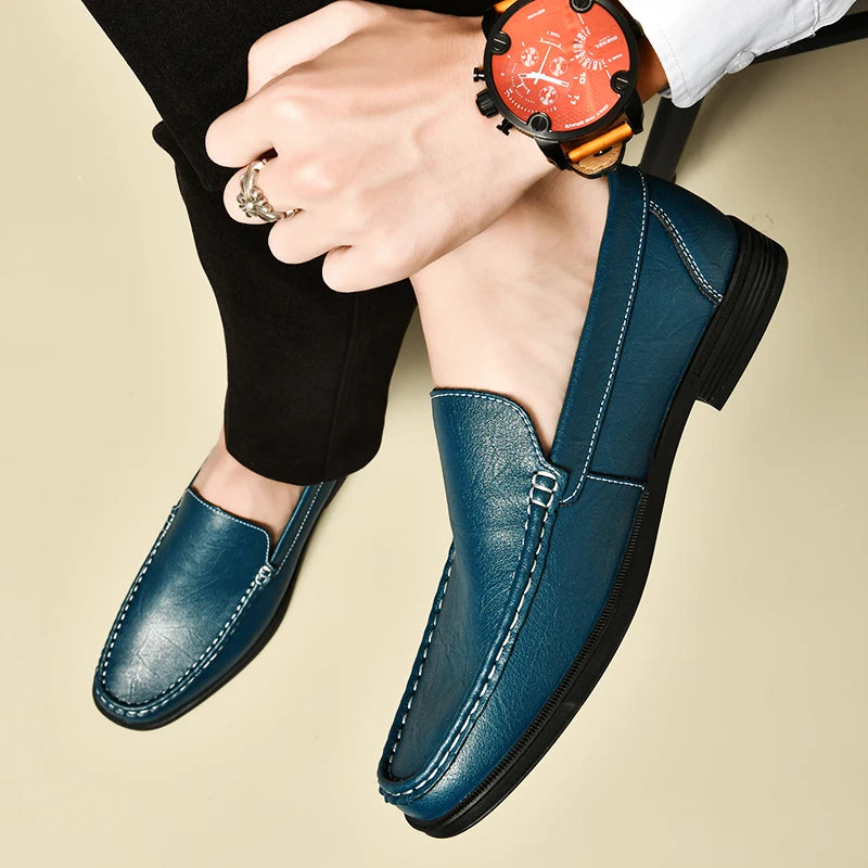 Opulent Leather Loafers