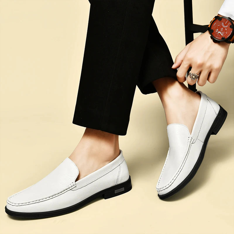 Opulent Leather Loafers