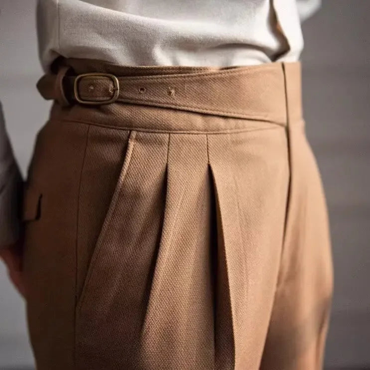 Old Money Classic Suit Pants