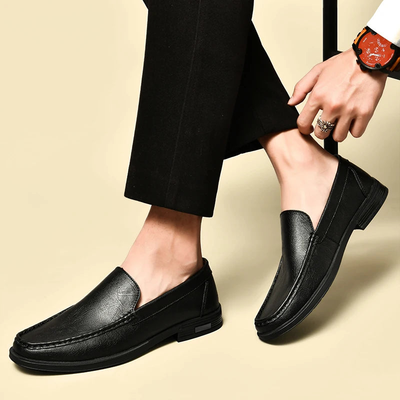 Opulent Leather Loafers