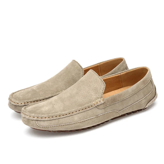 Suede Leather Loafers