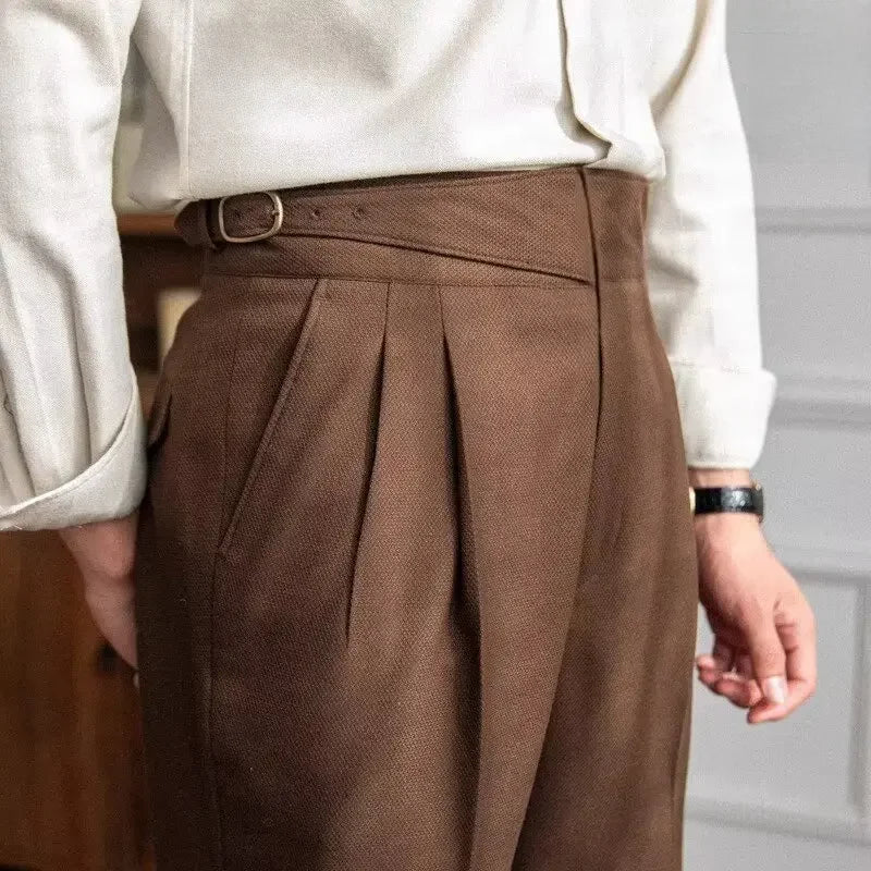 Old Money Classic Suit Pants